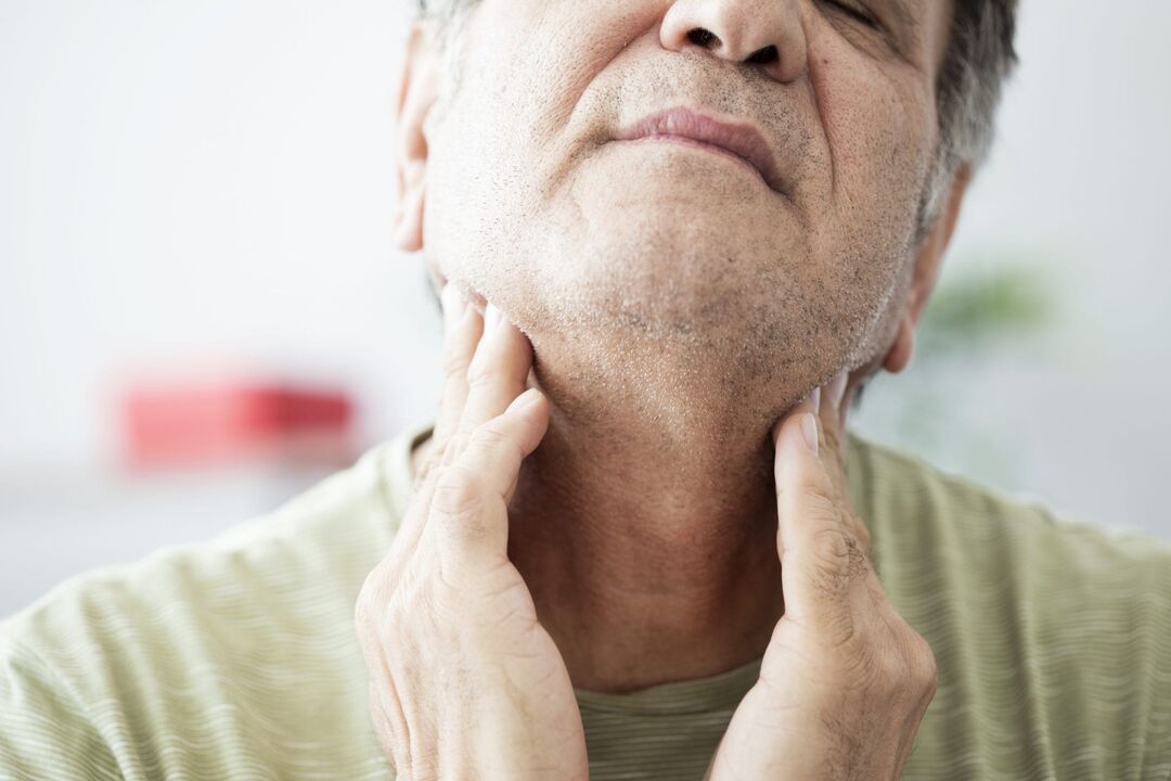 inflamação dos gânglios linfáticos como causa de dor no pescoço